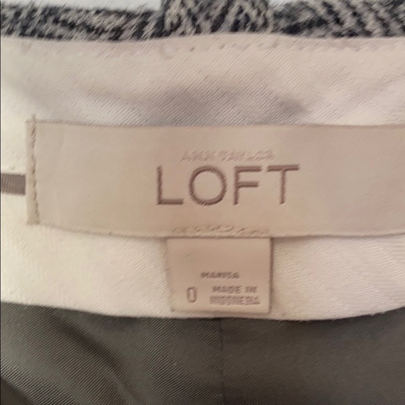 LOFT Marisa herringbone straight leg pants - Picture 6 of 11